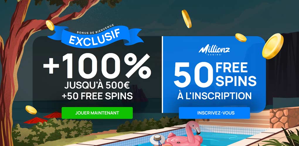 Quels sont les bonus proposés par Millionz Casino